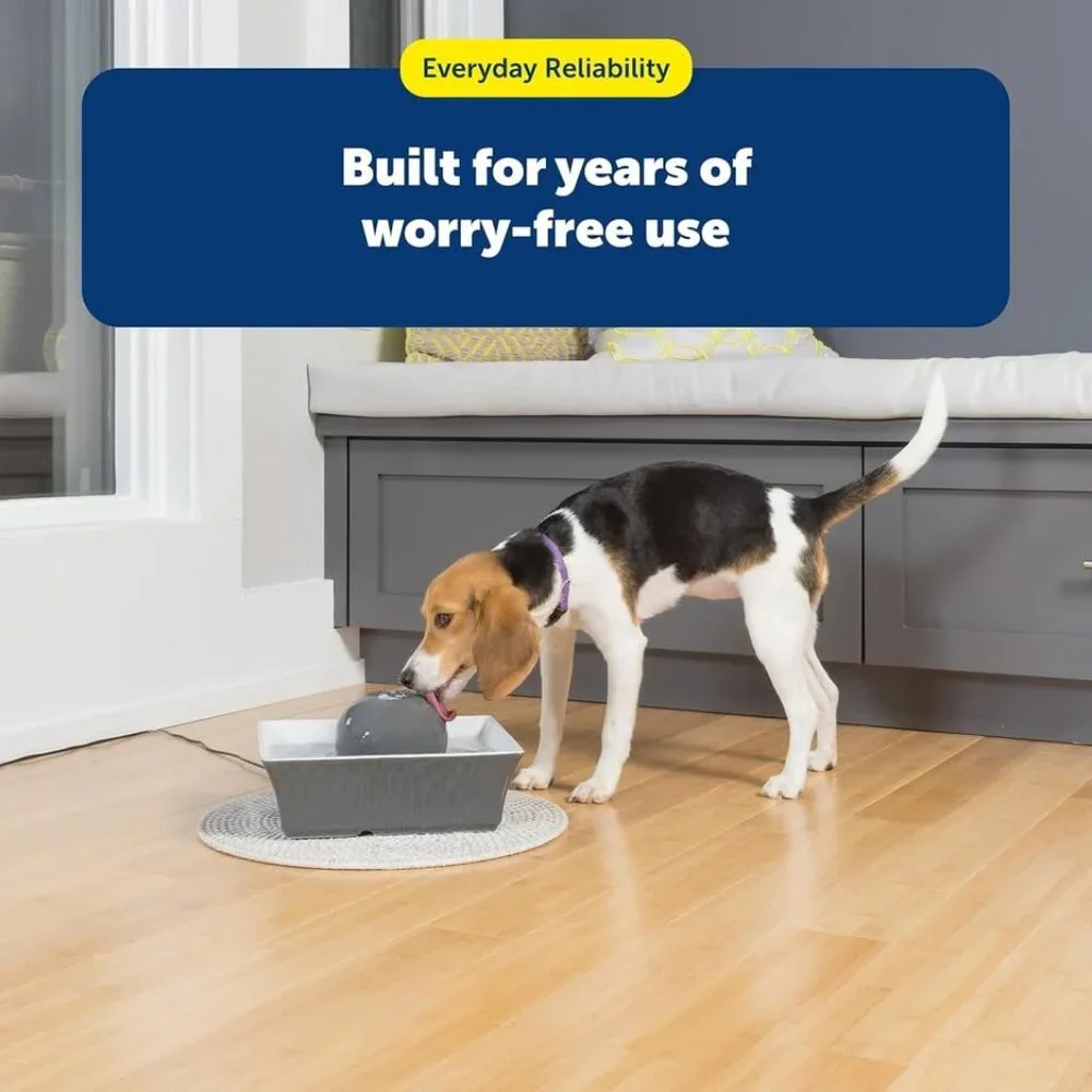 PetSafe Drinkwell Ceramic Pet Water Fountain – 70oz, Automatic (SR)